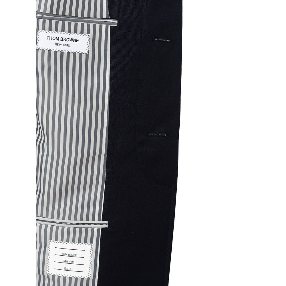 Thom Browne Elegant Wool Jacket in Signature Blue - ACCEXO