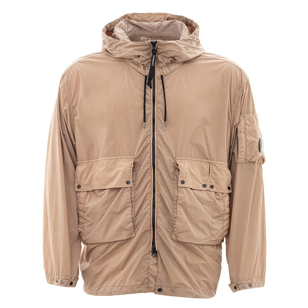 C.P. Company Elevated Urban Style Beige Polyamide Jacket - ACCEXO
