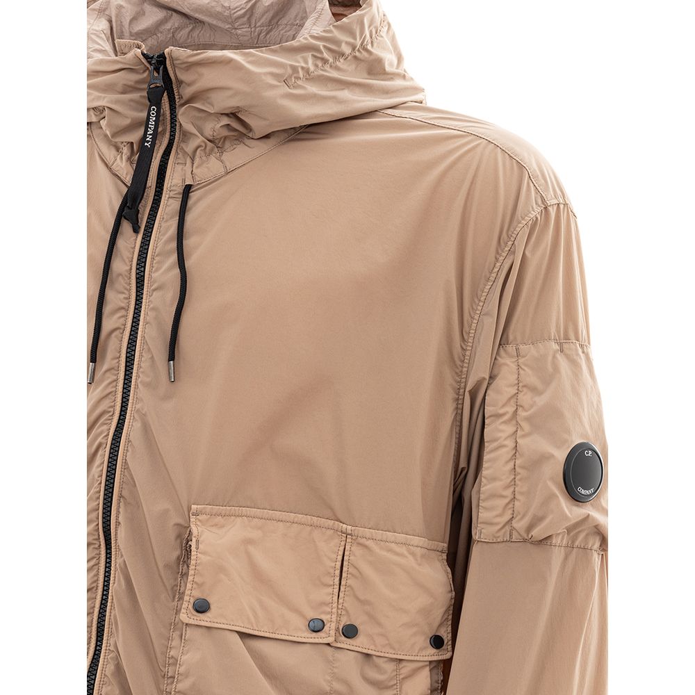 C.P. Company Elevated Urban Style Beige Polyamide Jacket - ACCEXO
