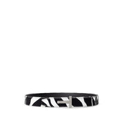 Tom Ford Black And White Leather Belt - ACCEXO