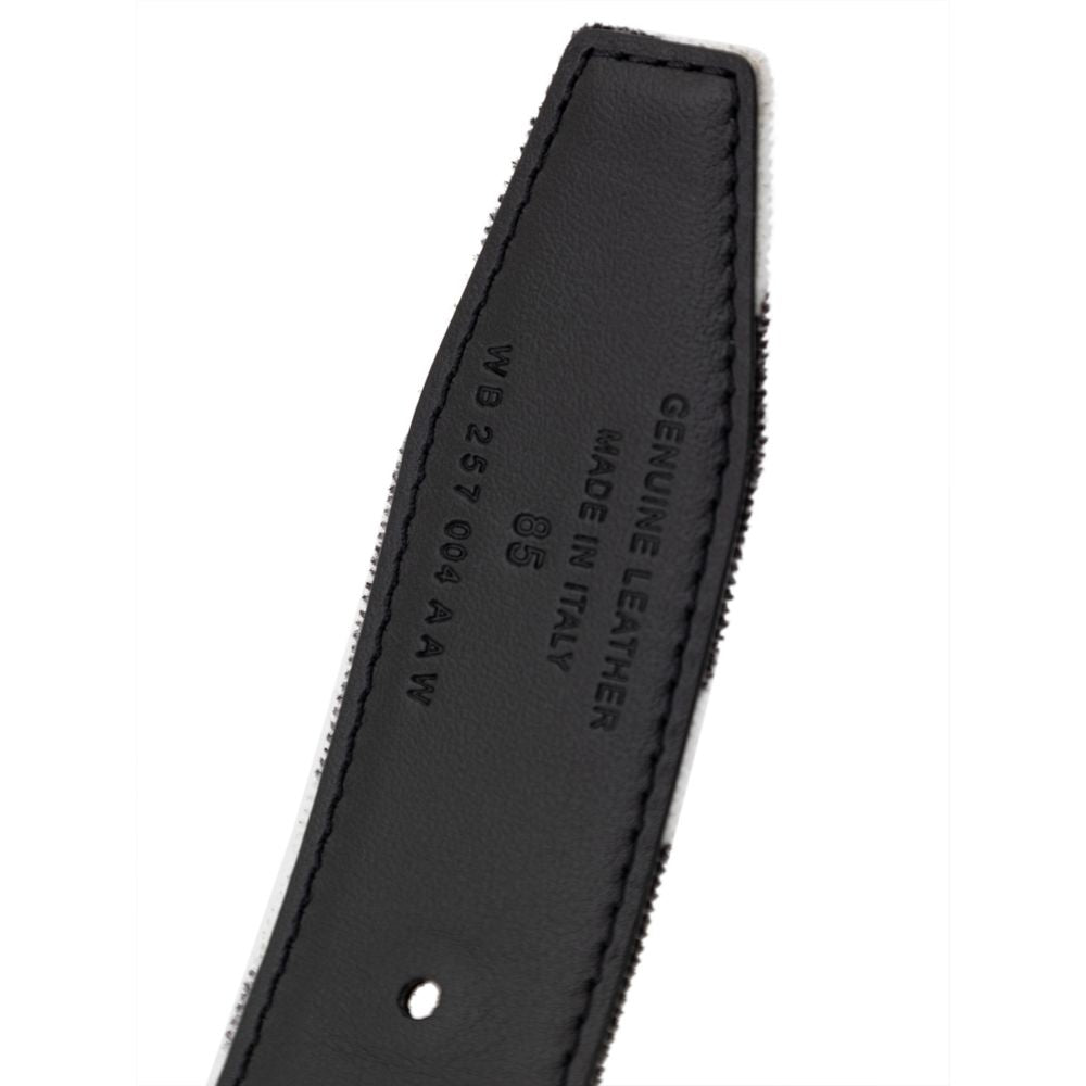 Tom Ford Black And White Leather Belt - ACCEXO