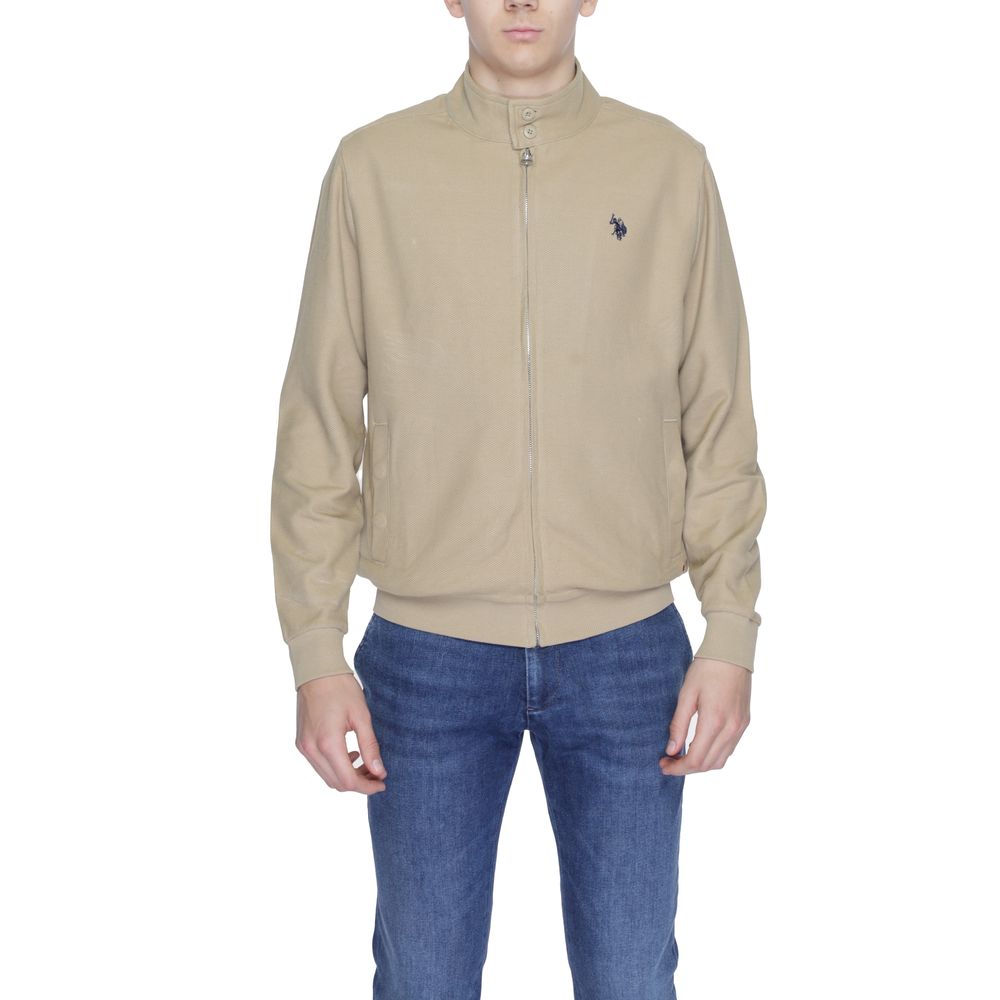 U.S. POLO ASSN. Beige Cotton Jacket - ACCEXO