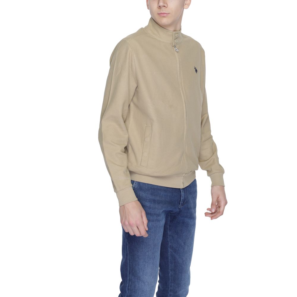 U.S. POLO ASSN. Beige Cotton Jacket - ACCEXO