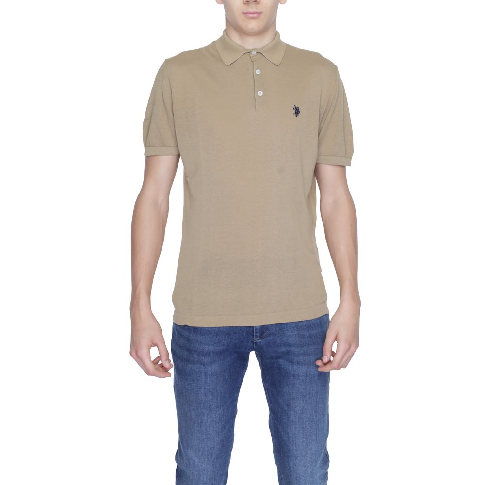 U.S. POLO ASSN. Beige Cotton T-Shirt - ACCEXO