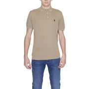 U.S. POLO ASSN. Beige Cotton T-Shirt - ACCEXO