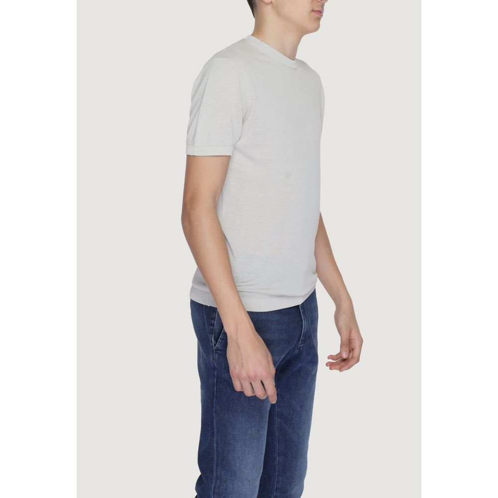 U.S. POLO ASSN. Gray Cotton T-Shirt - ACCEXO