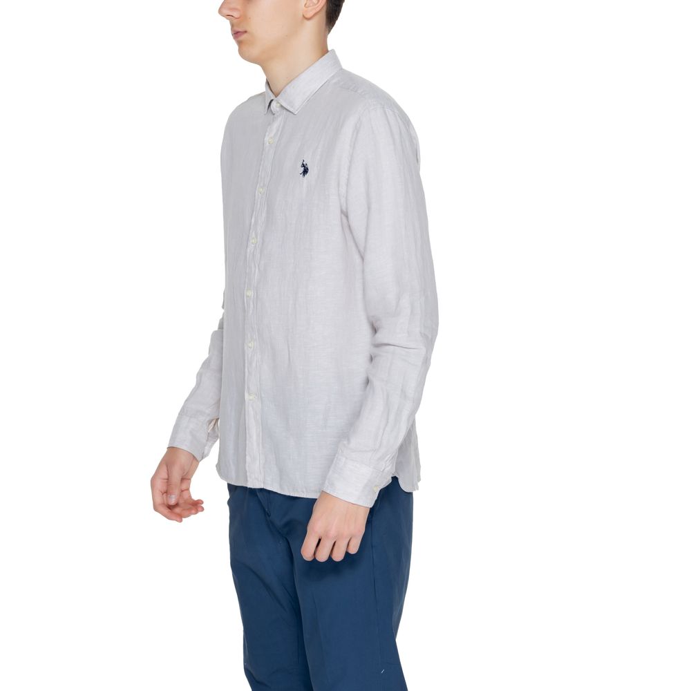 U.S. POLO ASSN. Beige Linen Shirt - ACCEXO