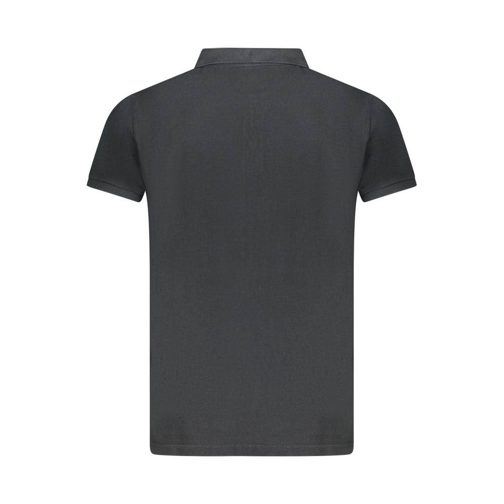 Norway 1963 Black Cotton Men Polo Shirt