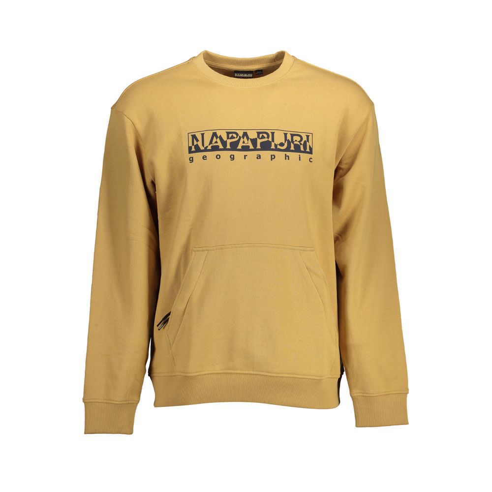 Napapijri Beige Cotton Men Sweater - ACCEXO