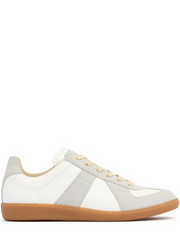 Maison Margiela Low Leather And Suede Sneakers - ACCEXO