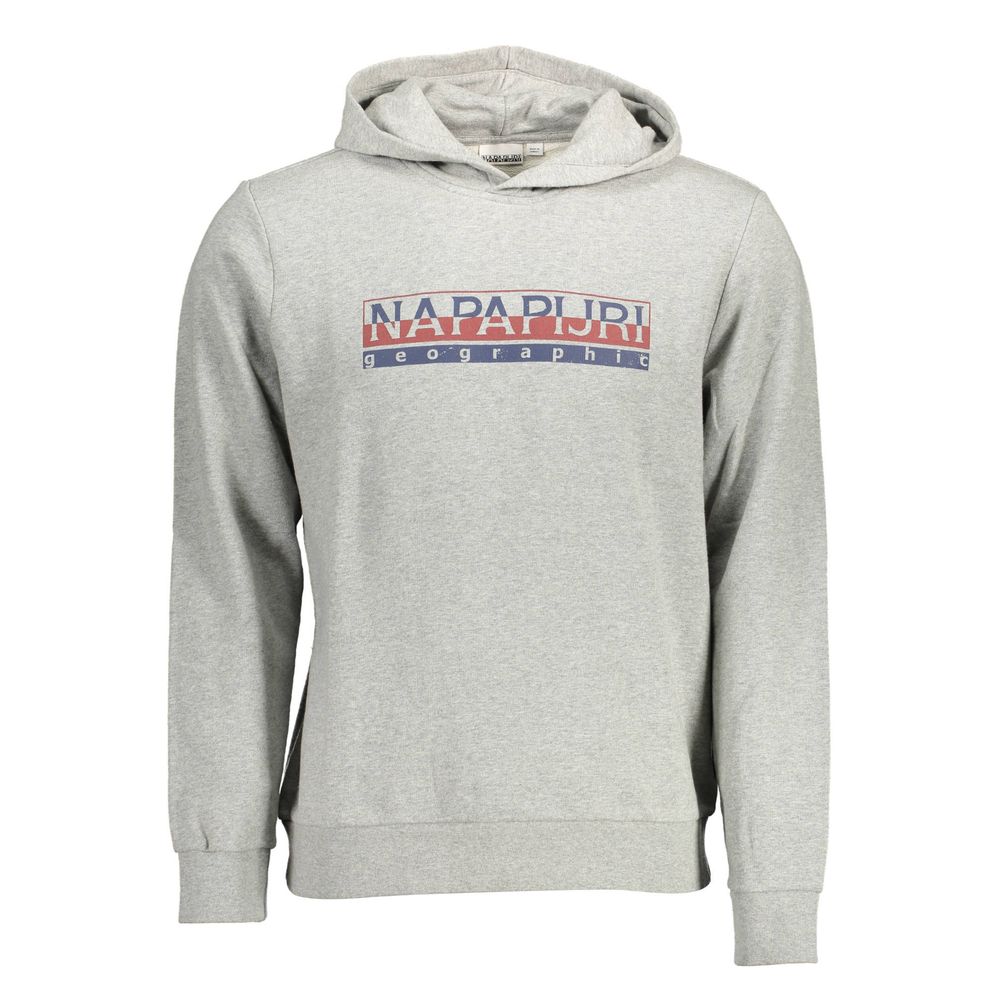 Napapijri Gray Cotton Men Sweater - ACCEXO