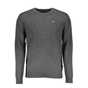 Napapijri Gray Wool Men Sweater - ACCEXO