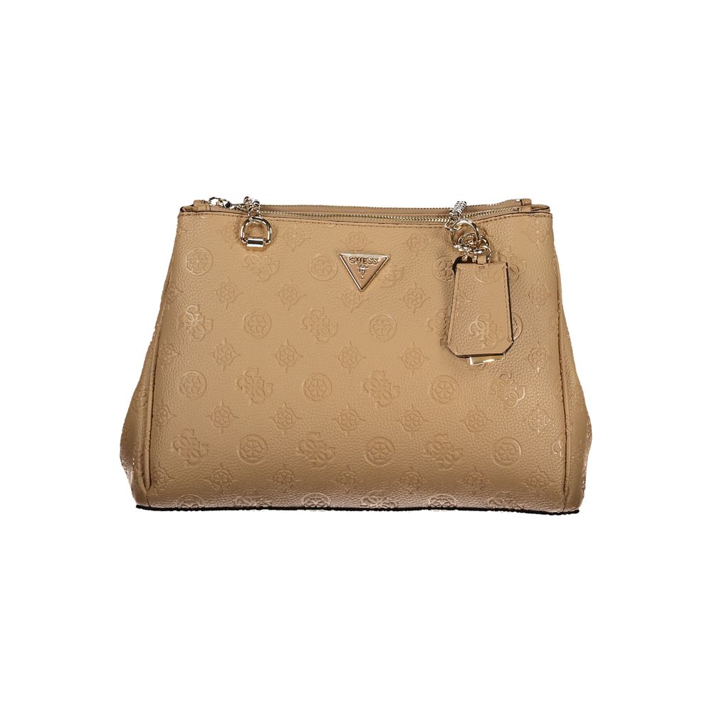 Guess Jeans Beige Polyethylene Women Handbag - ACCEXO