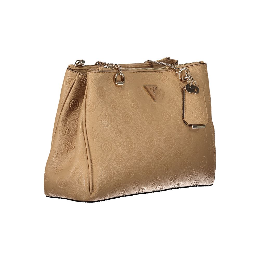 Guess Jeans Beige Polyethylene Women Handbag - ACCEXO