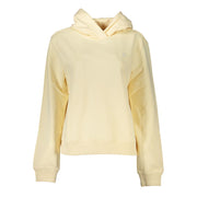 Calvin Klein Beige Brushed Logo Hooded Sweatshirt