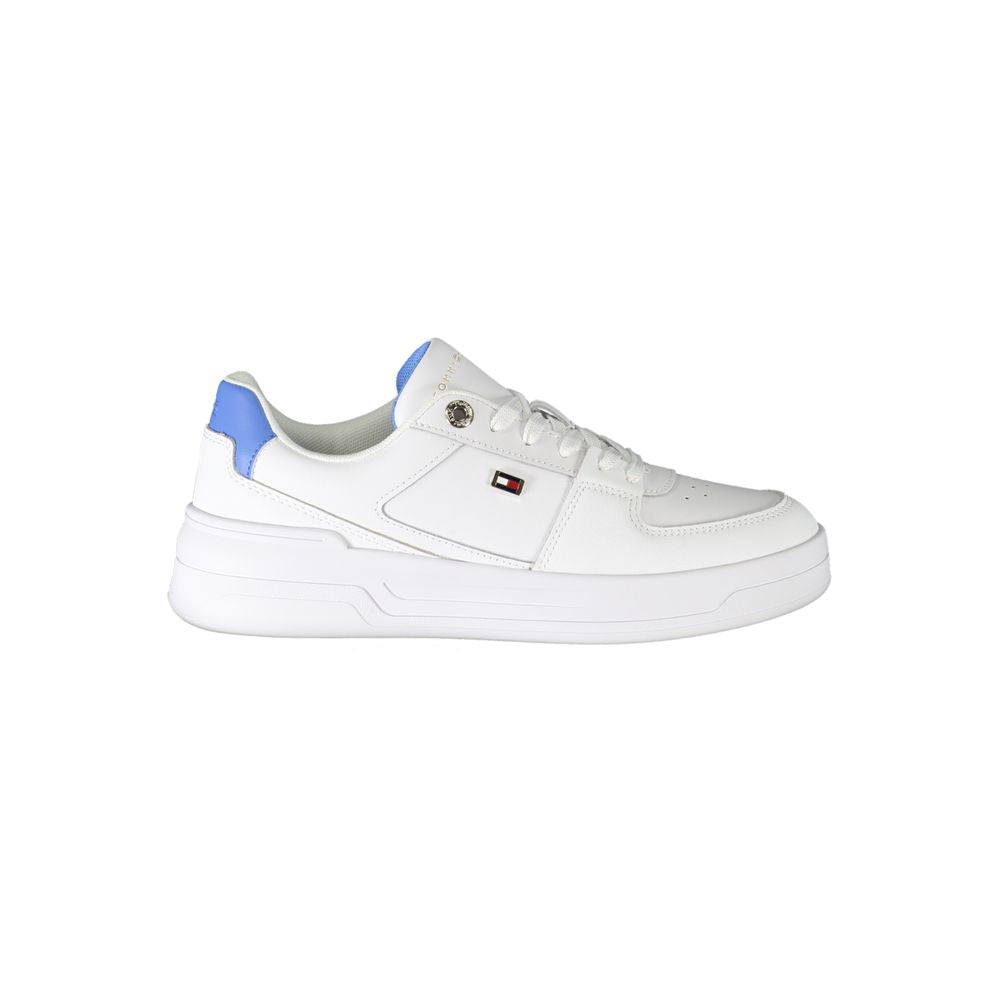 Tommy Hilfiger White Polyester Sneaker - ACCEXO