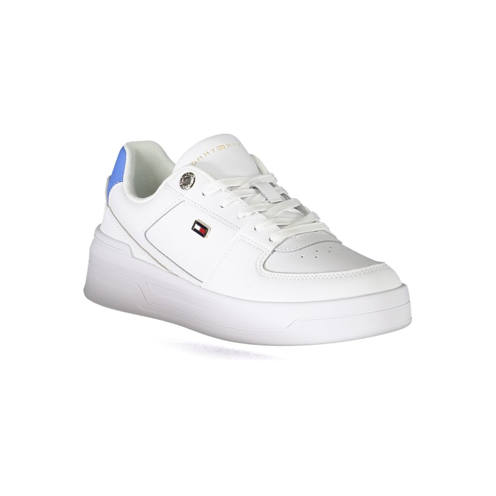 Tommy Hilfiger White Polyester Sneaker - ACCEXO