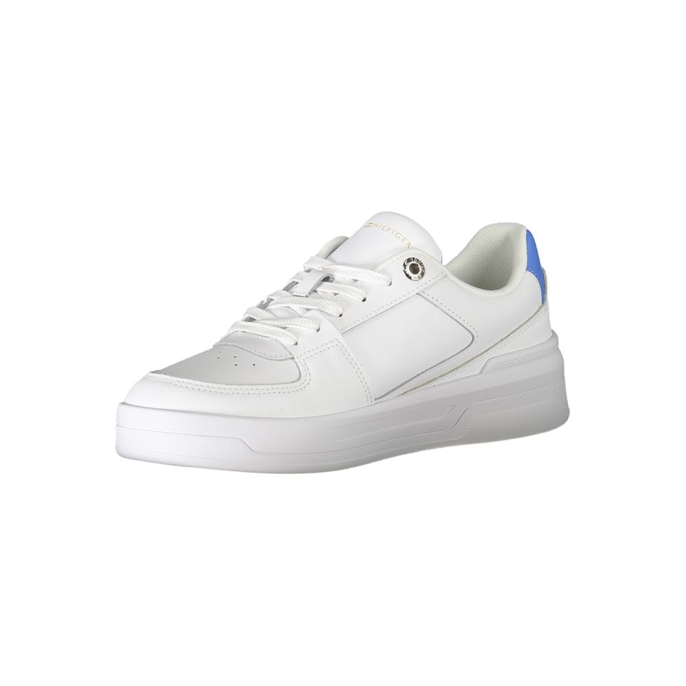 Tommy Hilfiger White Polyester Sneaker - ACCEXO