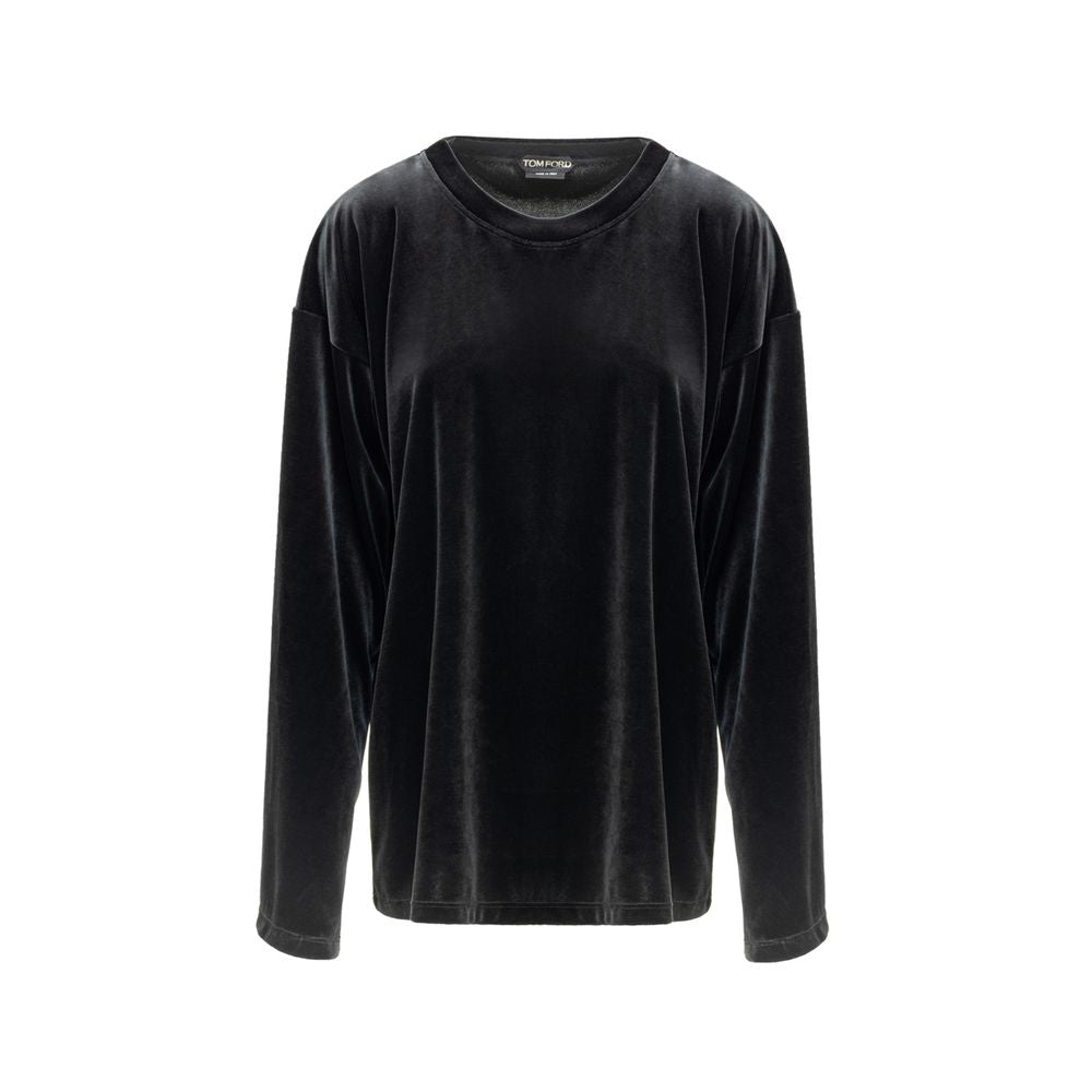Tom Ford Black Synthetic Tops & T-Shirt - ACCEXO