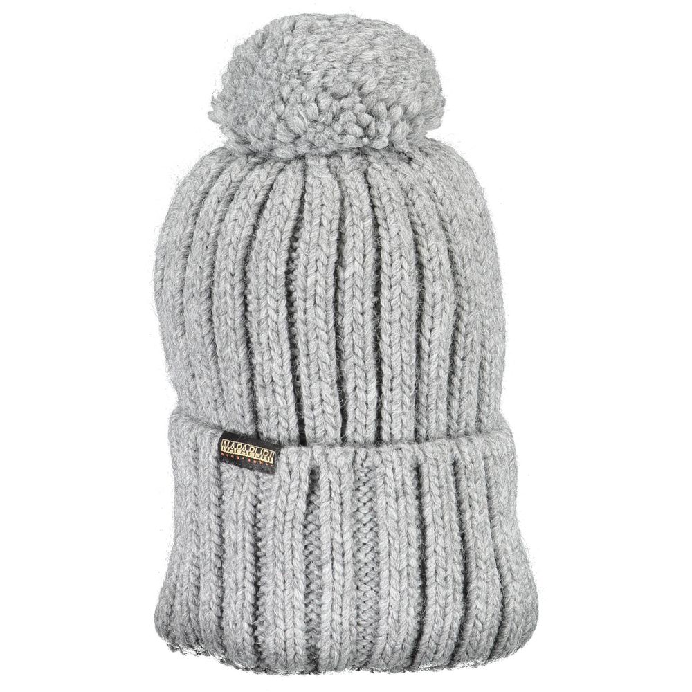 Napapijri Gray Acrylic Men Hat - ACCEXO