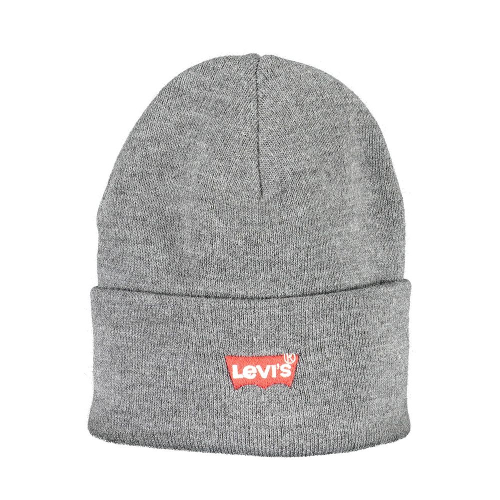Levi's Gray Acrylic Men Cap - ACCEXO