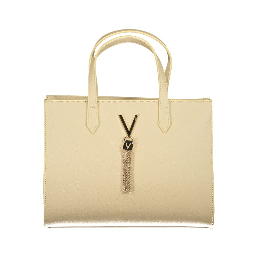 Mario Valentino Beige Polyethylene Handbag - ACCEXO