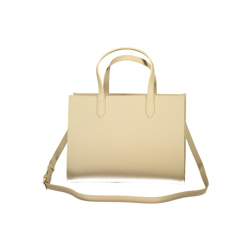 Mario Valentino Beige Polyethylene Handbag - ACCEXO