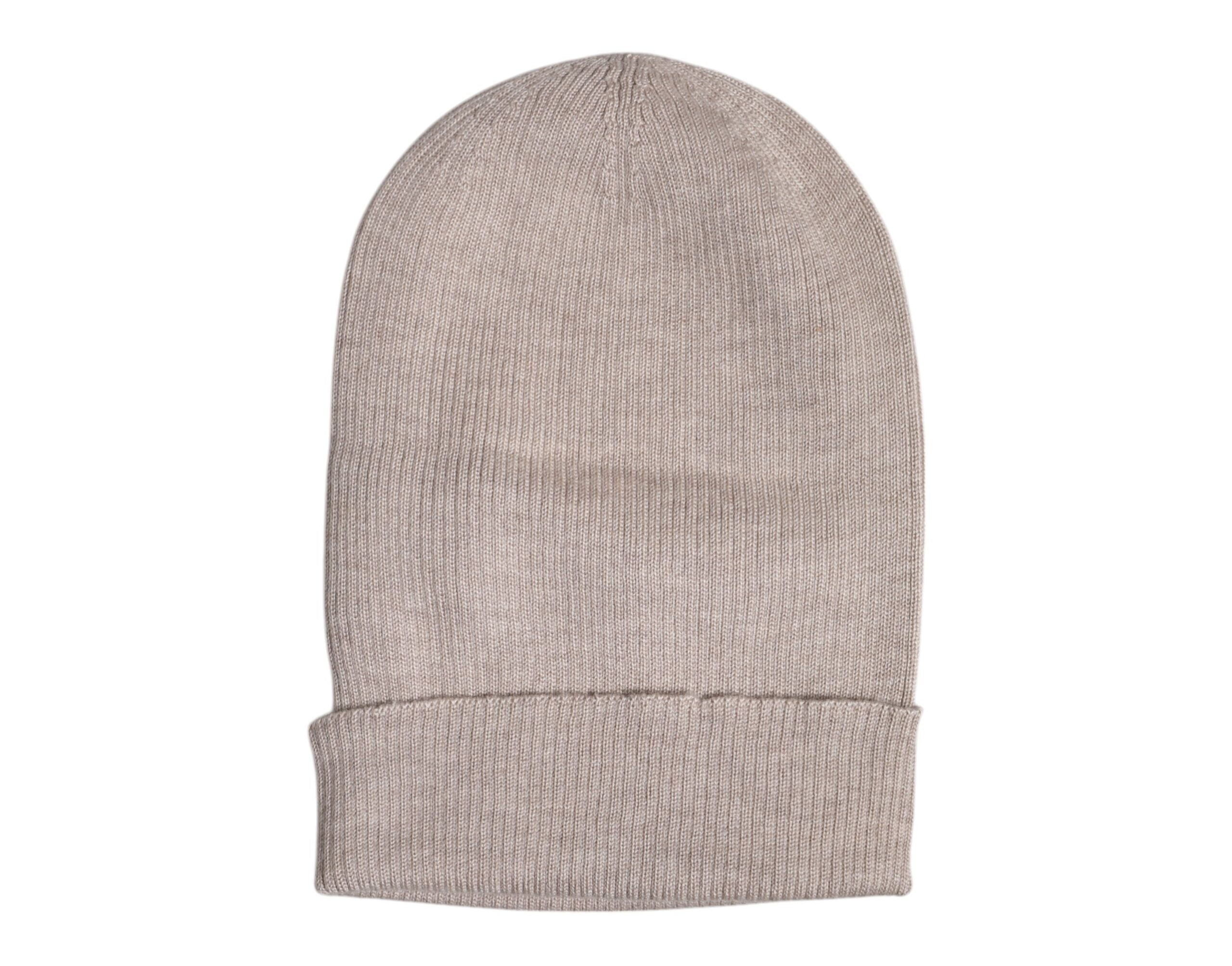Dolce & Gabbana Beige Cashmere Knitted Winter Beanie Hat - ACCEXO