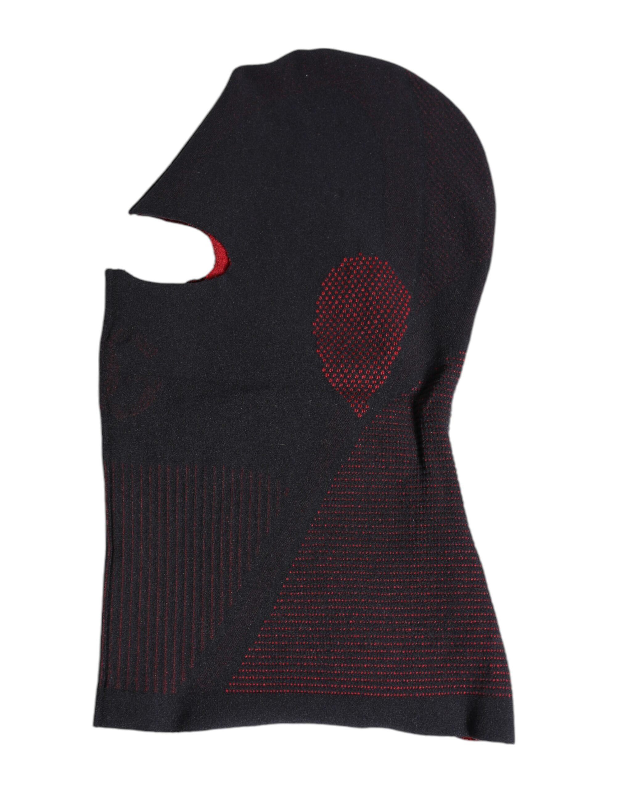 Dolce & Gabbana Black Cotton Knitted Ski Mask Balaclava Hat - ACCEXO