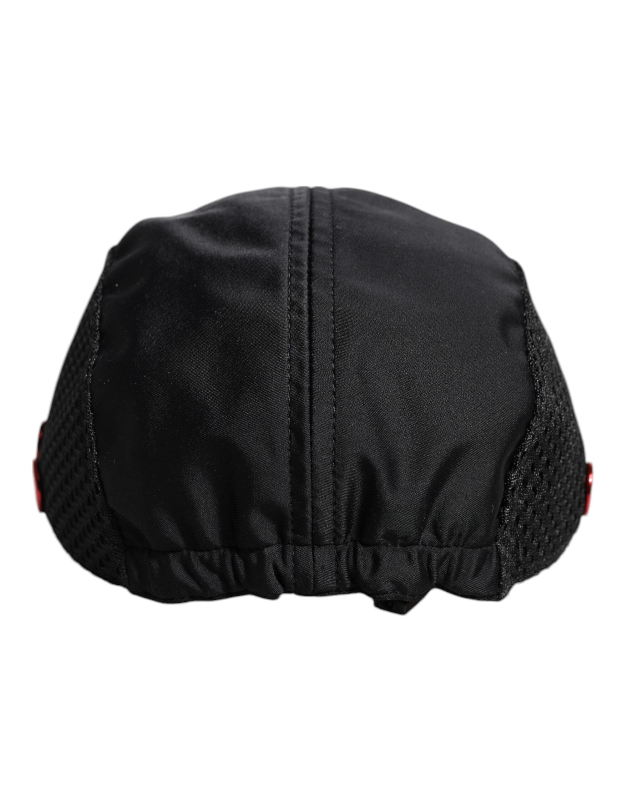 Dolce & Gabbana Black Nylon DG Logo 6 Panels Baseball Cap - ACCEXO