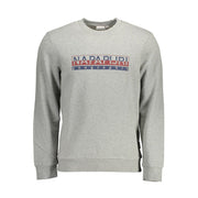 Napapijri Gray Cotton Men Sweater - ACCEXO