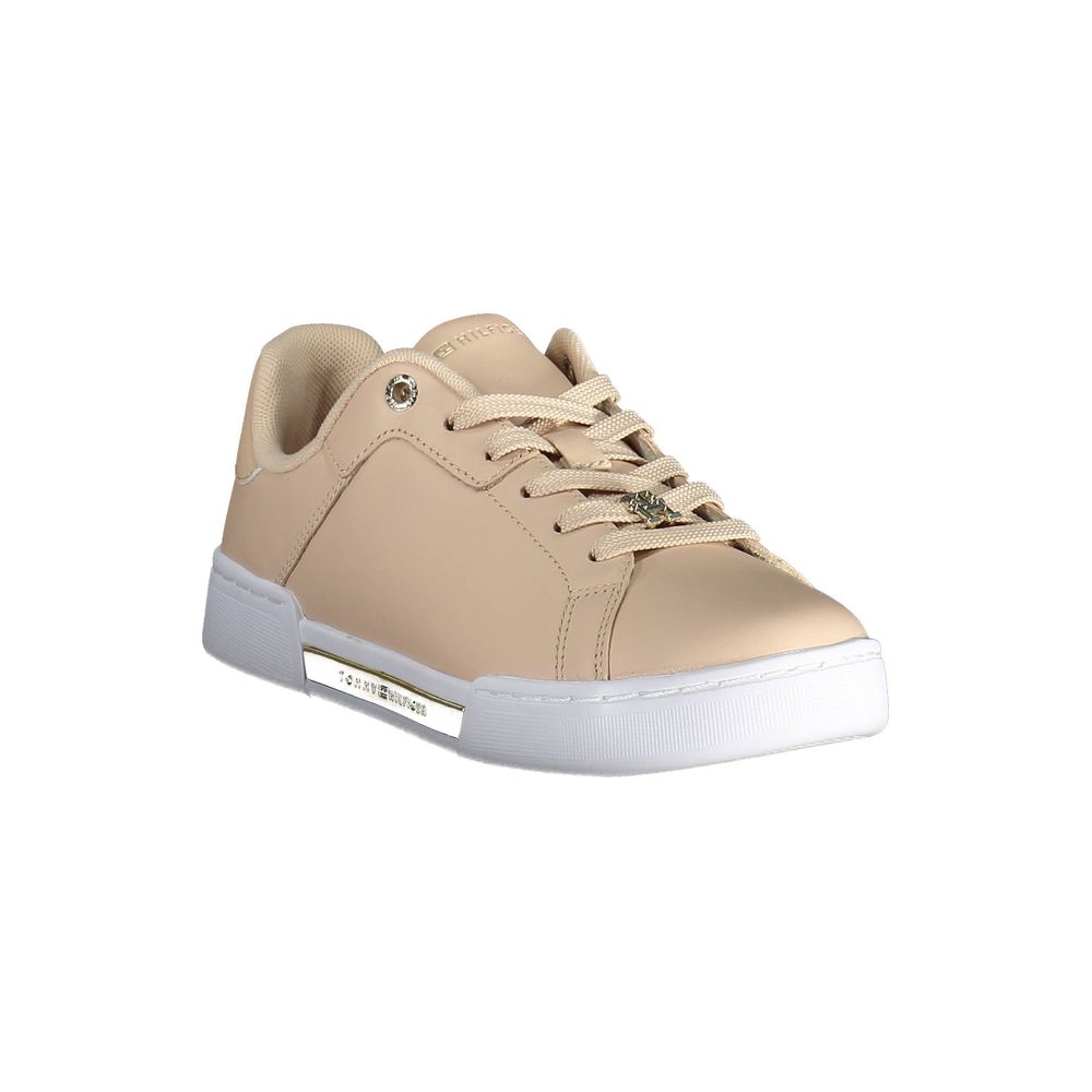 Tommy Hilfiger Pink Leather Women Sneaker - ACCEXO
