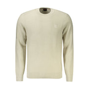 Hugo Boss Beige Cotton Men Sweater