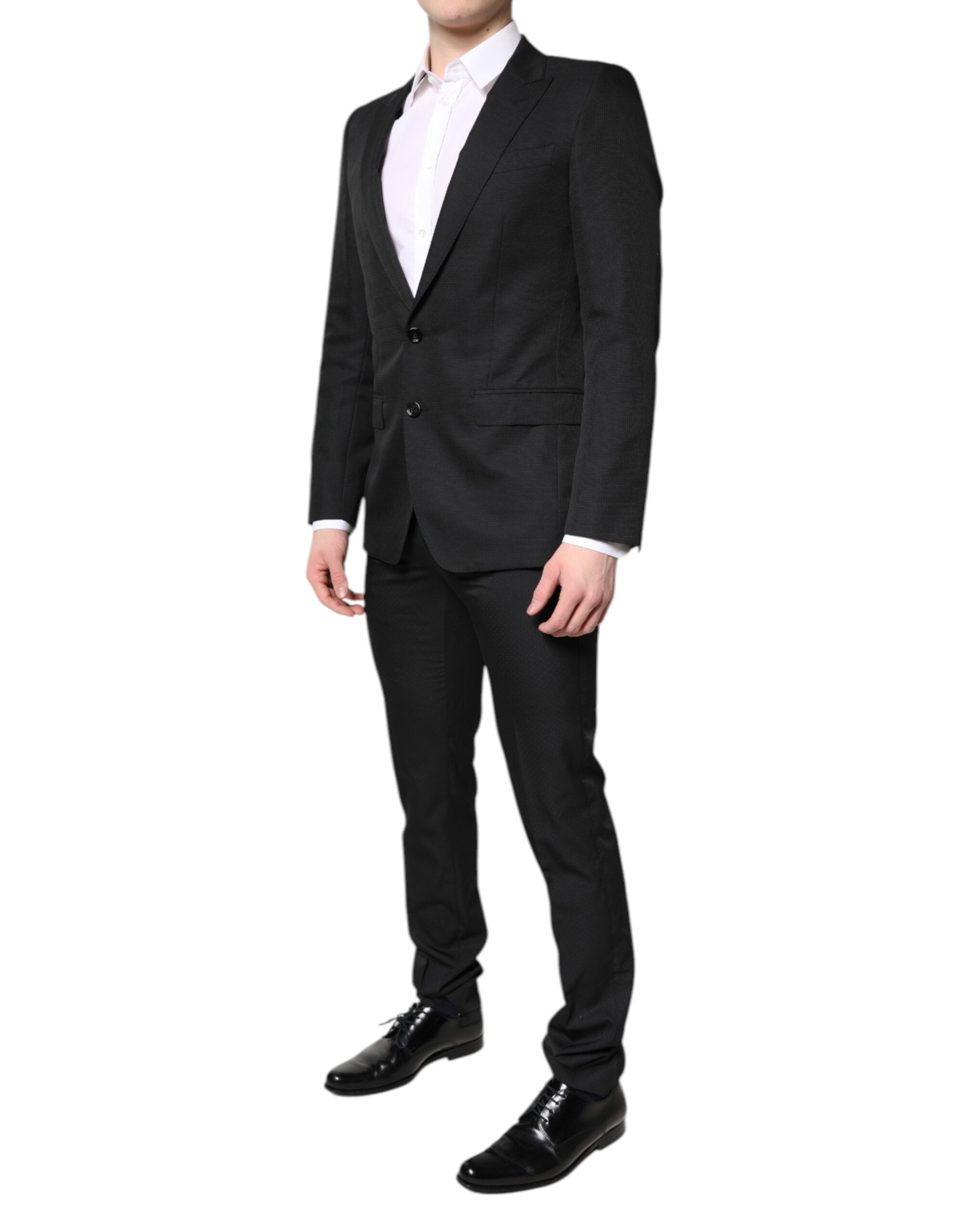 Dolce & Gabbana Black Single Breasted Formal 2 Piece Suit - ACCEXO