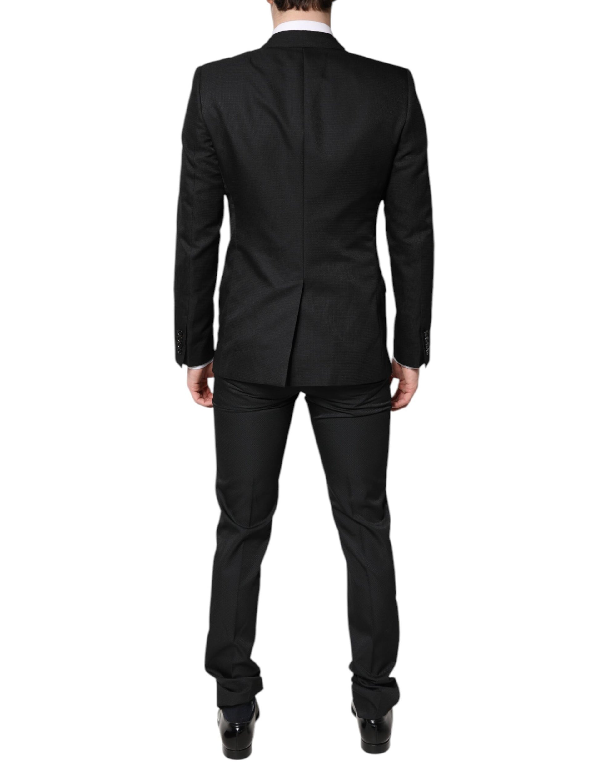 Dolce & Gabbana Black Single Breasted Formal 2 Piece Suit - ACCEXO