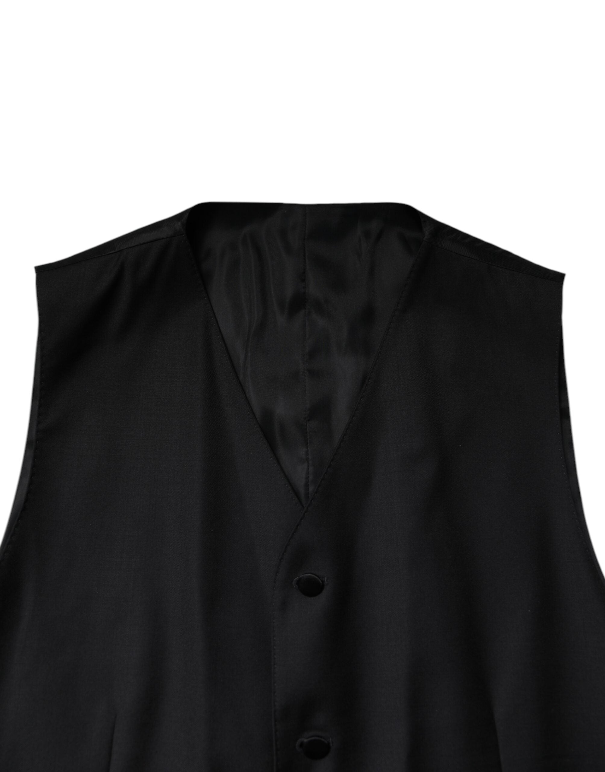 Dolce & Gabbana Black Double Breasted Formal 3 Piece Suit - ACCEXO