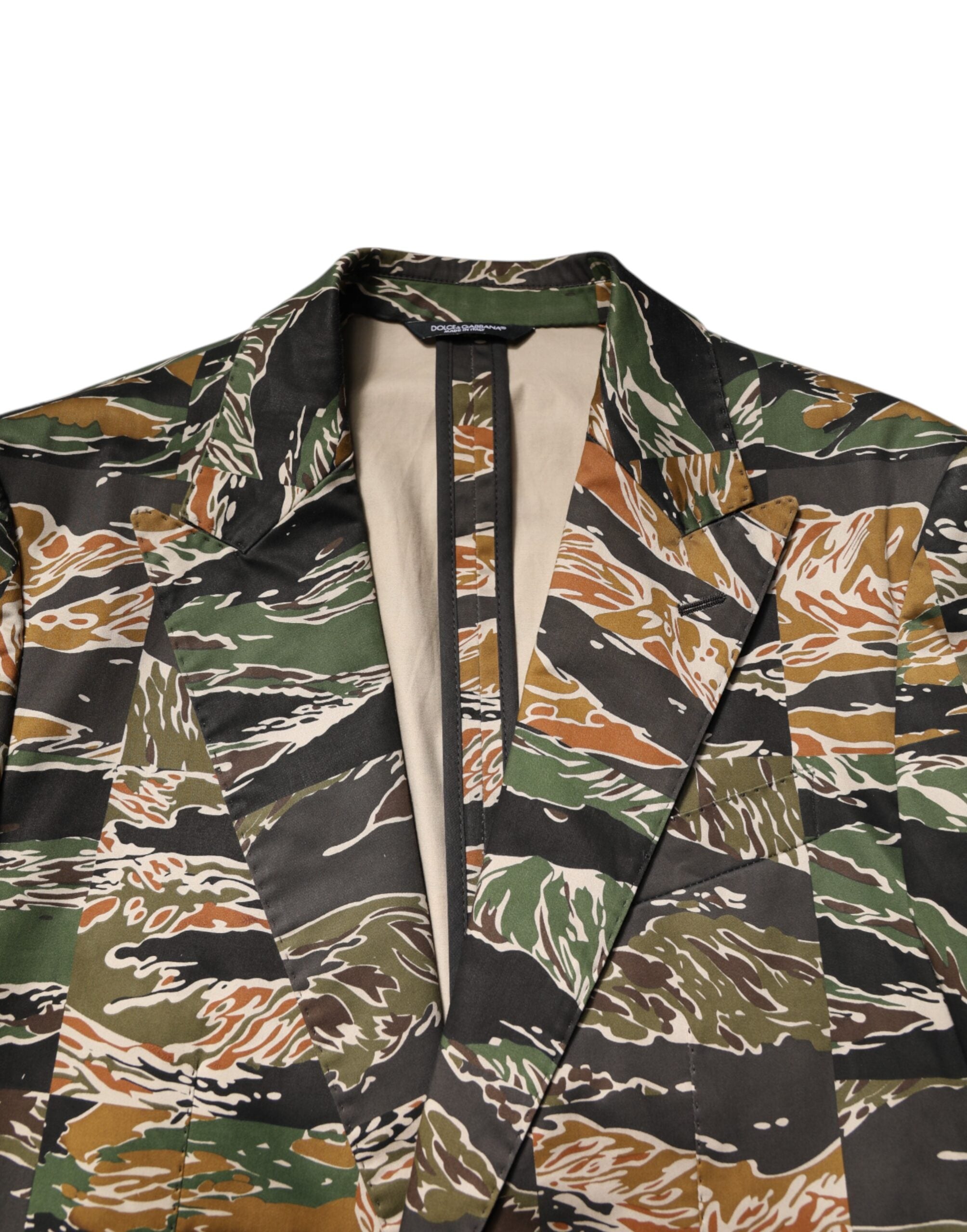 Dolce & Gabbana Multicolor TAORMINA Single Breasted 2 Piece Suit - ACCEXO