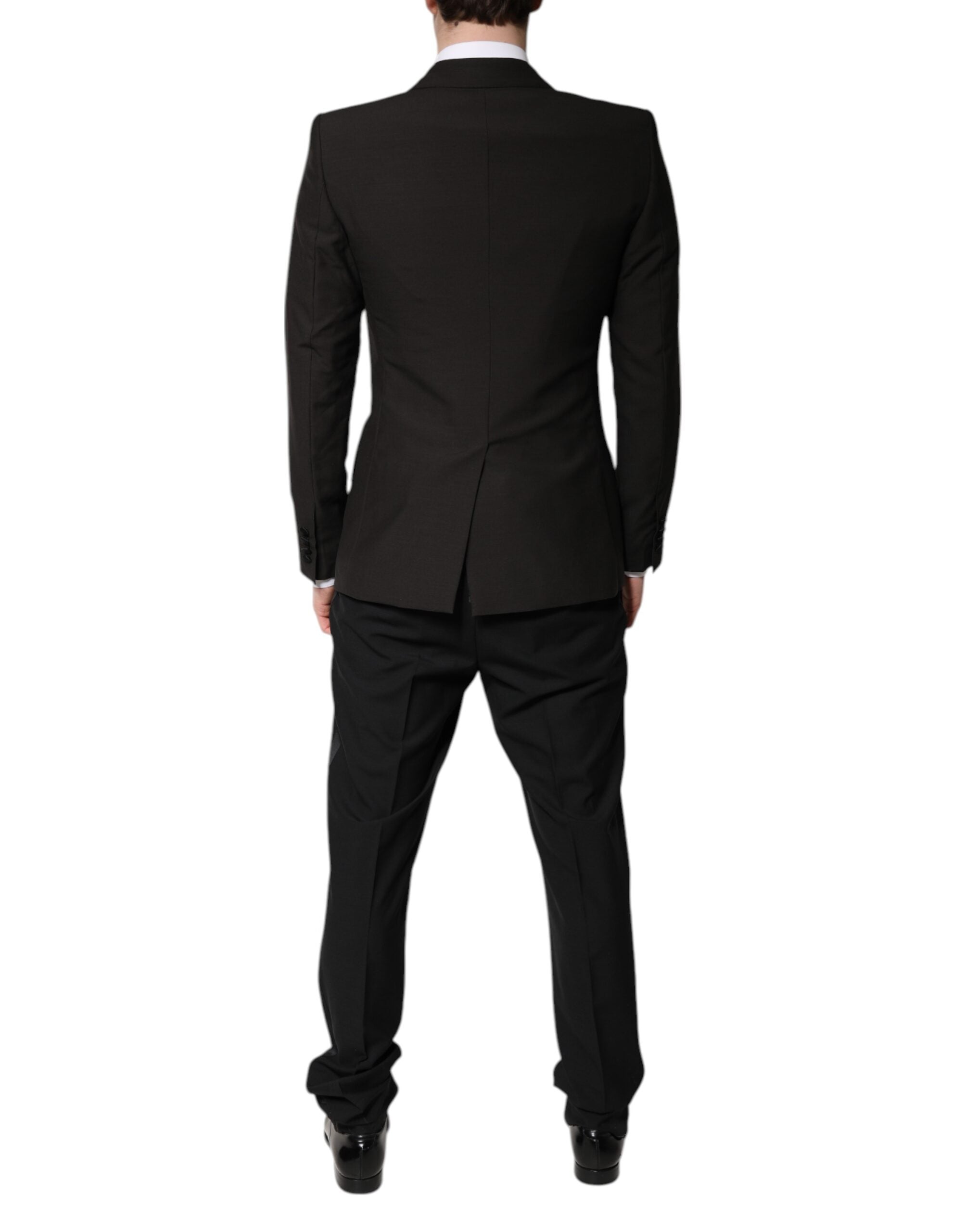 Dolce & Gabbana Black Single Breasted Formal 3 Piece Suit - ACCEXO