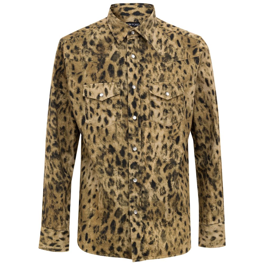 Tom Ford Beige Cotton Shirt