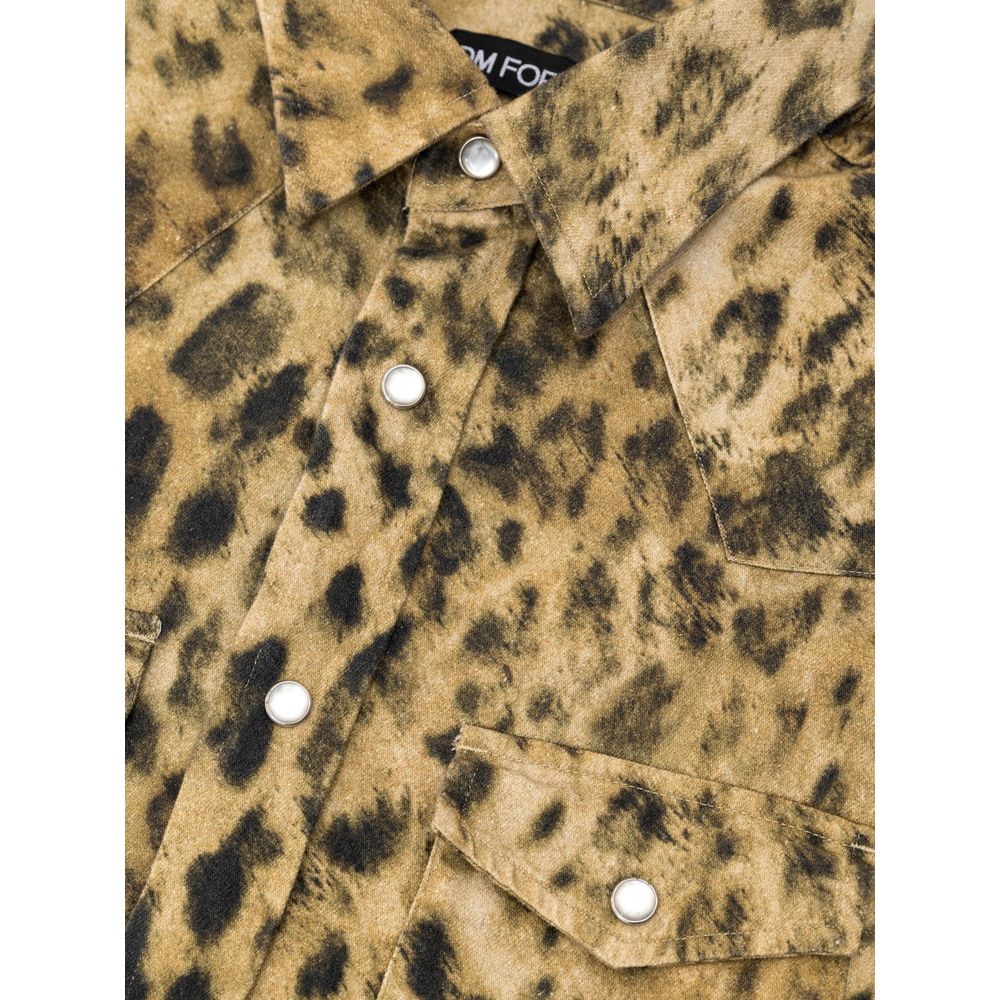 Tom Ford Beige Cotton Shirt
