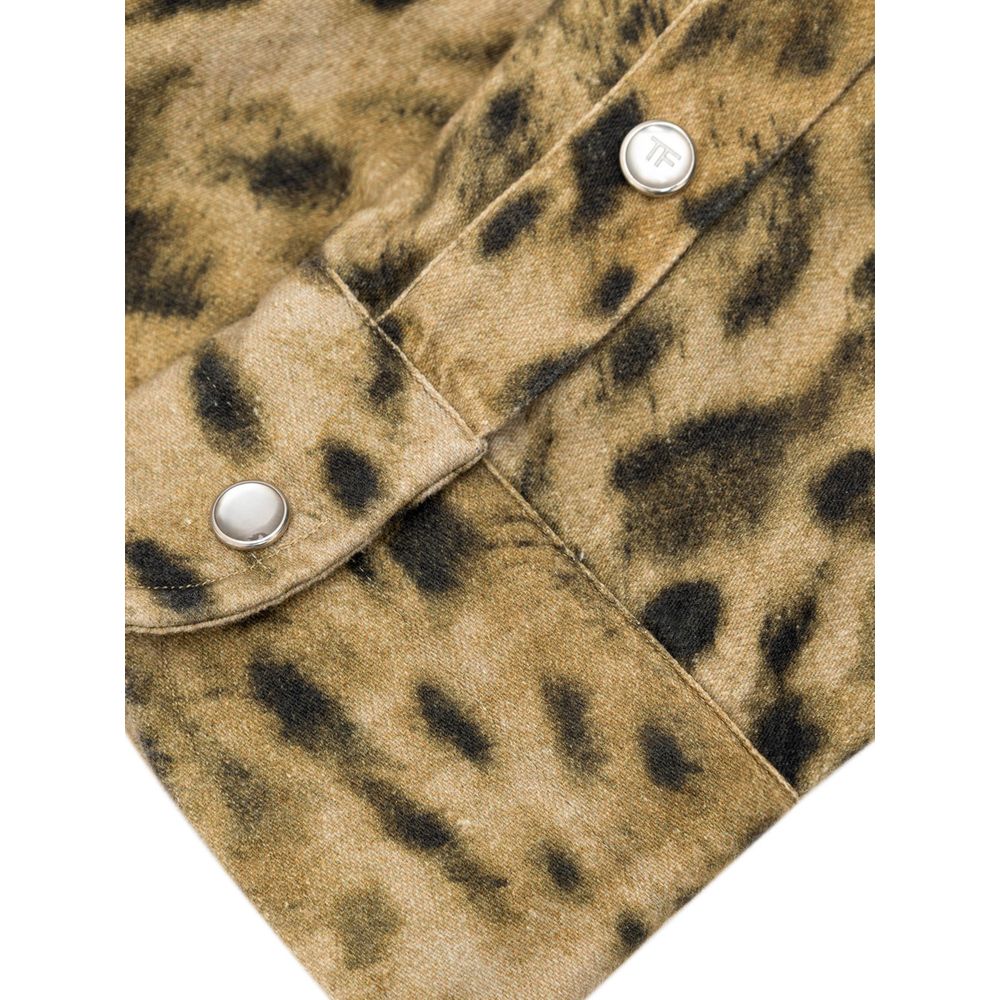 Tom Ford Beige Cotton Shirt