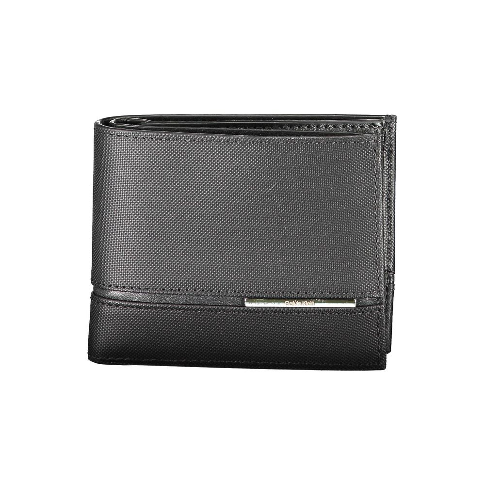 Calvin Klein Black Leather Men Wallet - ACCEXO