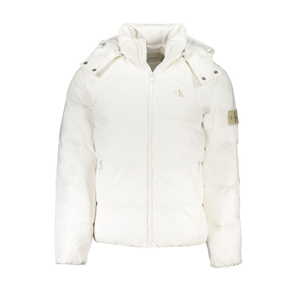 Calvin Klein White Polyamide Jacket - ACCEXO