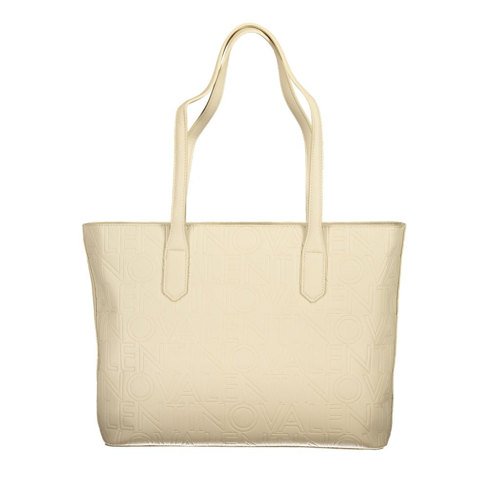 Mario Valentino Beige Polyethylene Handbag - ACCEXO