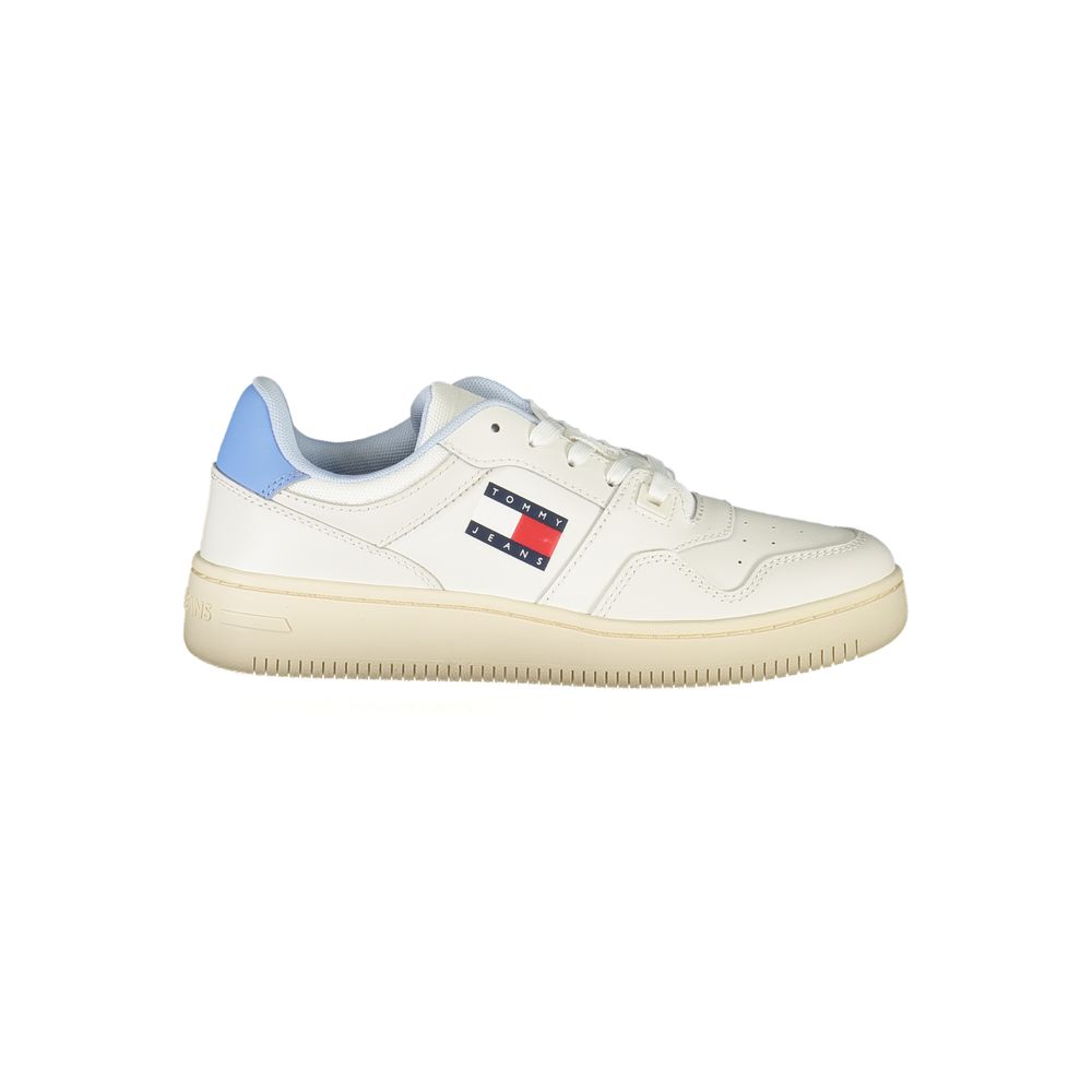 Tommy Hilfiger White Leather Women Sneaker - ACCEXO