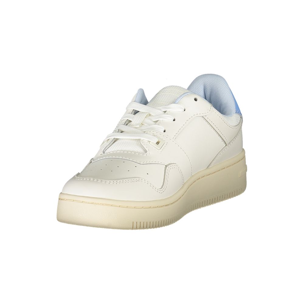 Tommy Hilfiger White Leather Women Sneaker - ACCEXO