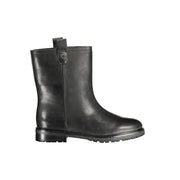 Ralph Lauren Black Leather Women Boot - ACCEXO