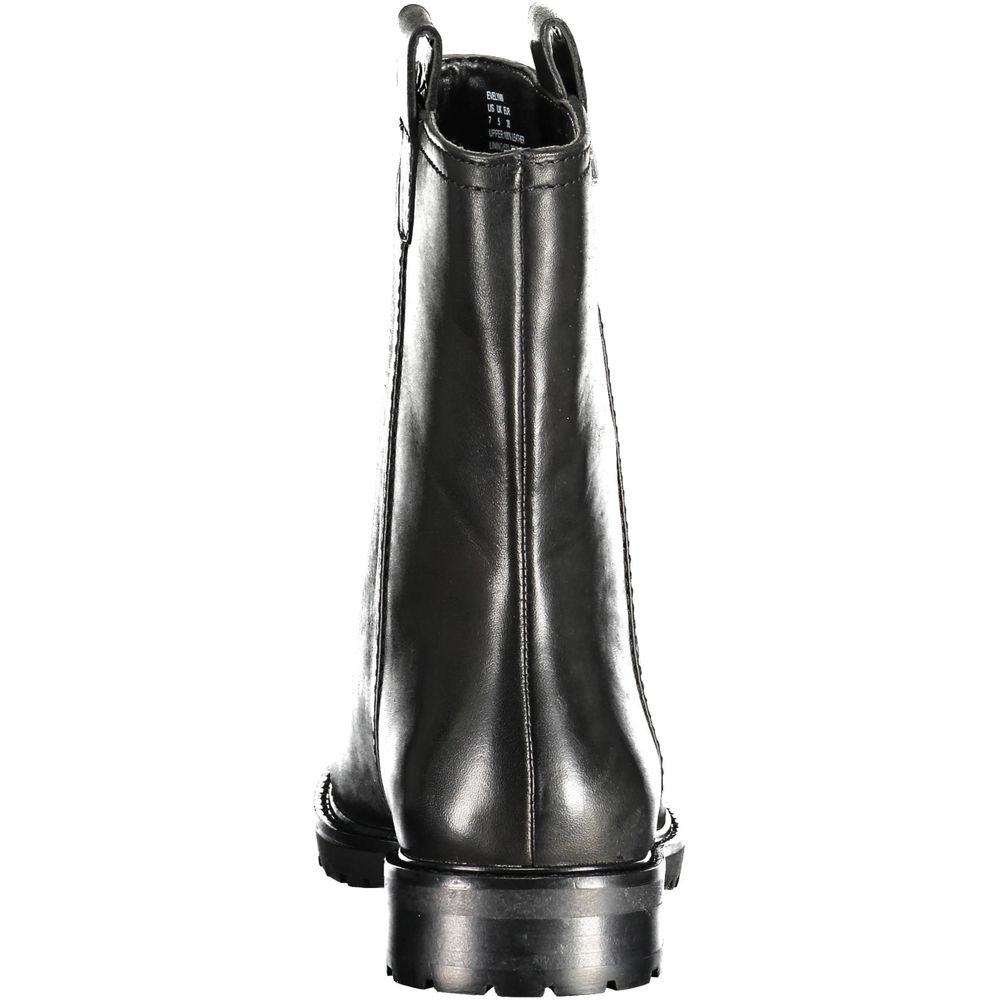 Ralph Lauren Black Leather Women Boot - ACCEXO
