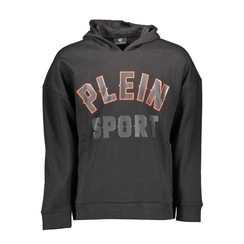 Plein Sport Black Cotton Men Sweater - ACCEXO