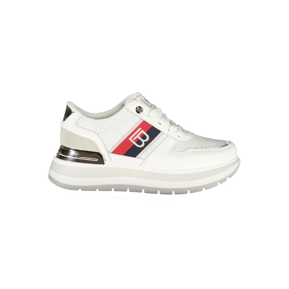 Laura Biagiotti White Polyester Women Sneaker - ACCEXO
